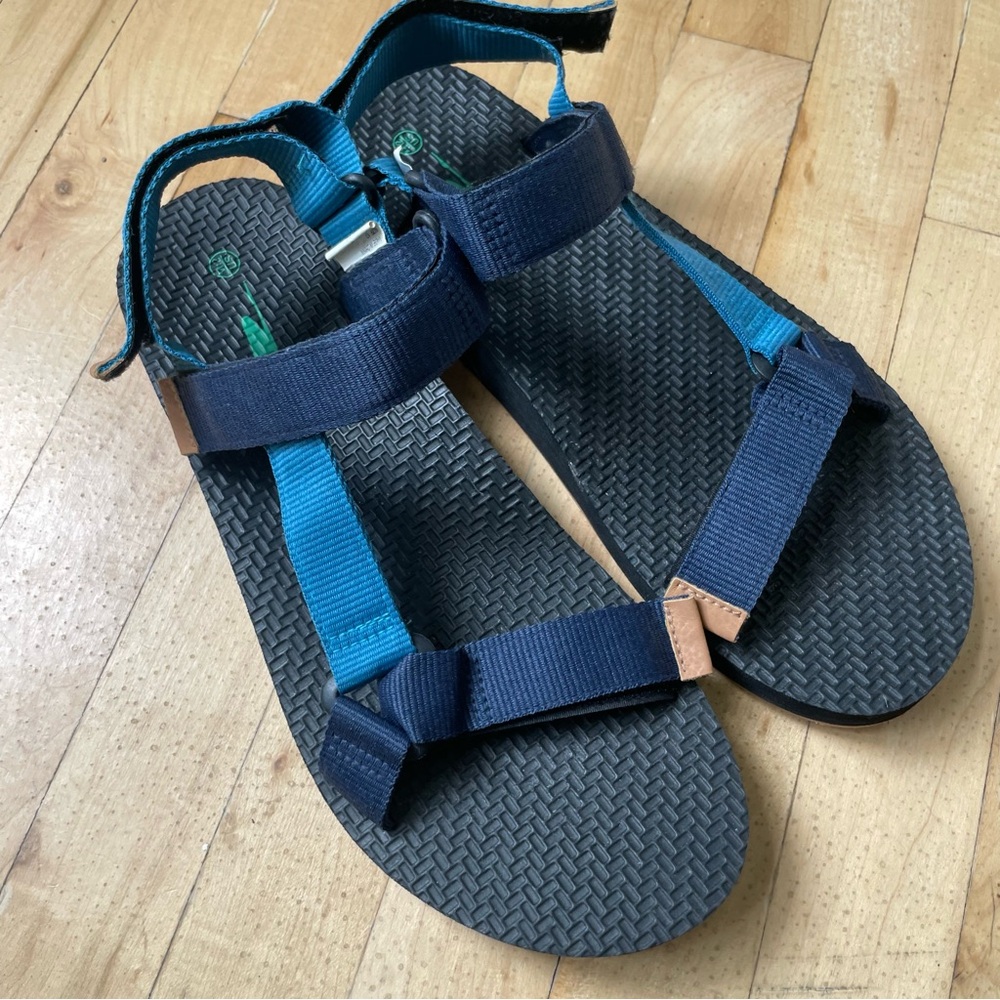 Crane‎ Mens Casual Sandals blue summer Size 12